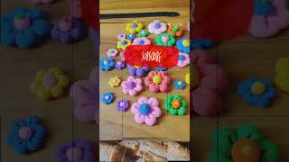 Aji ghantaClay flower ajighantashortsclayshorts claydiyclayflowerclayflowermakingclay rap [upl. by Nenerb]