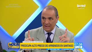 Libardo Buitrago explicó los factores de los altos precios de arriendos inmobiliarios en Chile [upl. by Ecidnac]