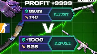 69 a 1000 en SKINSVIP MUCHO PROFIT 🤑 [upl. by Adyl]