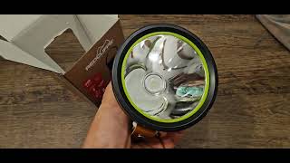 unboxing redcliffs outdoor gear campinglamp USB rechargeable battery 800mAh 32 light [upl. by Arbed491]