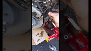 Mechanic teaches you a the proper way to stop fluid leaking from your brake hose mechanic shorts [upl. by Analat]