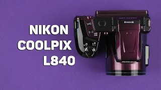 Распаковка Nikon Coolpix L840 Plum [upl. by Eidurt917]