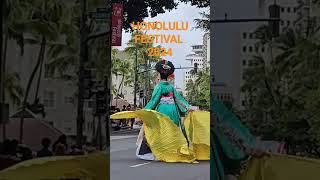 HONOLULU FESTIVAL 2024 shortsfeed shorts waikiki hawaii [upl. by Terina]