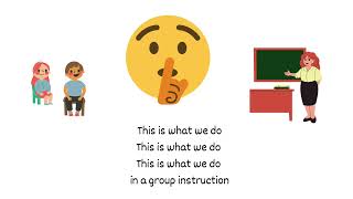 Quiet mouth social skills in a group setting [upl. by Carolee]