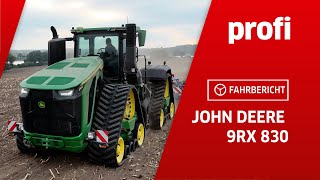 913 PS Maximalleistung 💪 John Deere 9RX 830  profi Fahrbericht [upl. by Blanca]