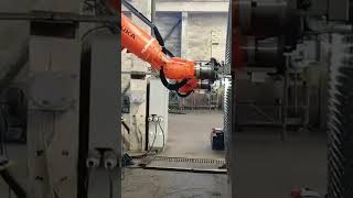 Case demonstration of kuka robot automated in welding of heat exchangers [upl. by Gillette925]