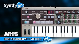 KORG MICROKORG with VOCODER  Jamming [upl. by Kafka]