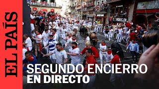 SAN FERMÍN  Así te hemos contado el segundo encierro de los Sanfermines 2024  EL PAÍS [upl. by Wayne]