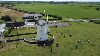 4K Drone footage of Ballycopeland Windmill in Millisle [upl. by Nnaeiram]