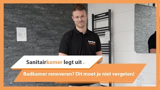 Badkamer renoveren Dit moet je niet vergeten  Sanitairkamernl [upl. by Doretta430]