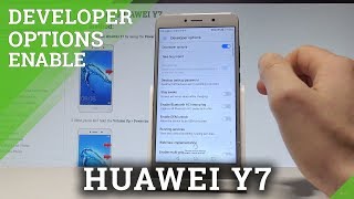 How to Unlock Developer Options in HUAWEI Y7  OEM Unlocking HardResetinfo [upl. by Eanar481]