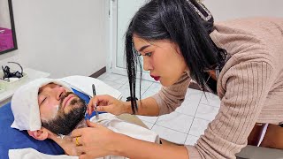 💈Heavenly FULL Service Korean Barbershop ASMR  Pattaya 🇹🇭 [upl. by Aivlis]