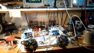 Mecanum wheel robot base  test run of coordinated drive units [upl. by Harlen]