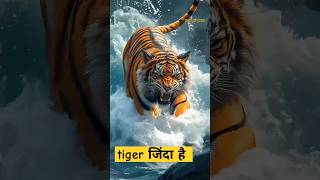 🐅 Tiger जिन्दा है 🤣🤣🤔youtubeshorts shortsfeed funny ghost cartoon comedy kids [upl. by Ettelra762]