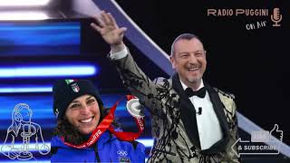 Federica Brignone a Sanremo 2024 Radio PugginiOnAir [upl. by Aneras]