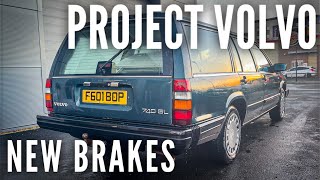 Volvo 740 rescue project part 3  how to refurbish front calipers to fix seized brakes [upl. by Fernandes767]