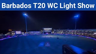 Barbados Cricket Stadium 1st Light Show In This T20 World Cup 2024 [upl. by Huntlee296]