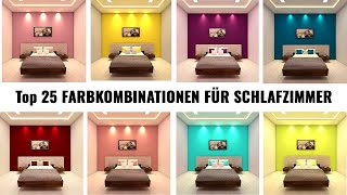 Top 25 Schlafzimmer Wandfarbe Ideen 2024  Schlafzimmer streichen  Wandfarbe richtig wählen [upl. by Helsa]