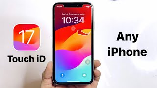 iOS 17 New Touch iD  Enable Touch ID on any iPhone iOS 17 [upl. by Shepperd373]