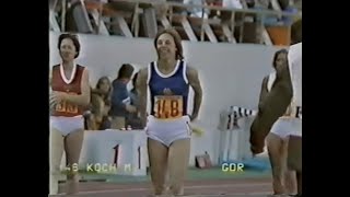 Marita Koch 4894 WORLD RECORD vs Irena Szewińska 400m 1978 European Athletics Championships [upl. by Tanhya674]