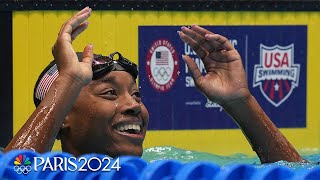 MUST SEE Underwater cam of Simone Manuels win in the 50m free at US Trials  NBC Sports [upl. by Happy73]