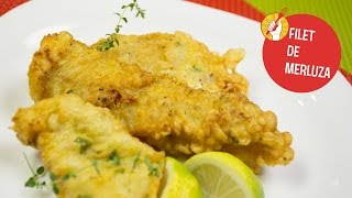 Cómo hacer Filet de MERLUZA A LA ROMANA  Receta Rápida  Tenedor Libre [upl. by Ronacin805]