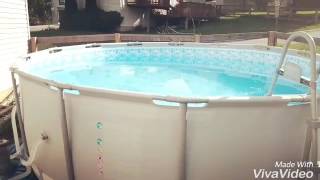 Bestway 14x48 power steal pro pool review [upl. by Neehsas679]