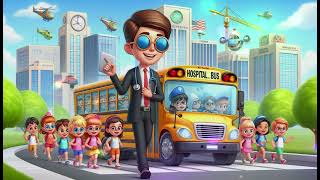 The Wheels on the Bus  Hospital Visit Version  Nursery Rhymes amp Kids Songs [upl. by Alim520]