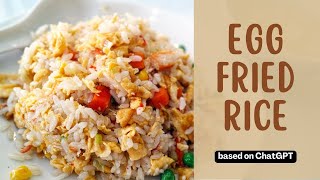 Uncle Rogers Egg Fried Rice Recipes based on ChatGPT [upl. by Margie]