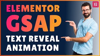 Elementor GSAP Text Reveal Animation  Elementor WordPress Tutorial [upl. by Bianchi]