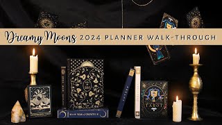 Dreamy Moons 2024 Planner Collection WalkThrough 🌙  2024 Planner India  Sanjana Raj [upl. by Jonina832]