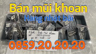 Ngày216 Bán mũi khoan  mũi khoan nhật bãi  mũi taro nhật  0859202020 [upl. by Jezabella785]