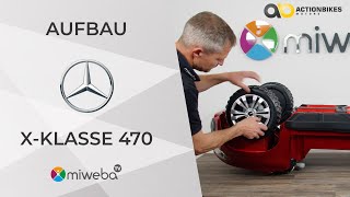 Aufbau amp Unboxing Video  👍 Kinder Elektroauto Mercedes Benz 📋 XKlasse 470 Allrad  Montage [upl. by Hotchkiss976]