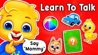 Baby Learning First Words  Learn to Talk For Babies  Toddler Videos amp Songs With Lucas amp Friends [upl. by Adirf]