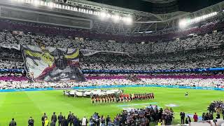 Incredible Santiago Bernabeu  Real Madrid vs Manchester City 33  Champions League Anthem [upl. by Berthold]