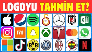 LOGOYU TAHMİN ET 🤔 Logo Bulmaca Zor Sorular  5 Saniyede Logoyu Tahmin Et  Logo Quiz 60 Logo [upl. by Barna]