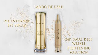 Modo de Usar 24K Deep Wrikle amp Eye Serum [upl. by Keeton828]