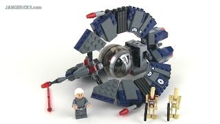 LEGO Star Wars 75044 Droid TriFighter reviewed 2014 [upl. by Ecyor800]