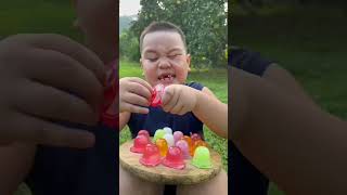 candy mukbang jelly baby satisfying bushcraft 8 [upl. by Droc601]