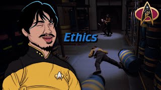 The Infamous Barrel Episode  TNG Ethics  Season 5 Episode 16 [upl. by Korry914]