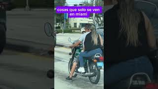 Cubanos en motos y autos de la Rusia comunista por todo Miami [upl. by Horgan725]