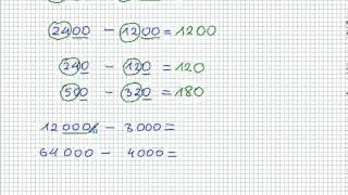 Rachunki pamięciowe na dużych liczbach  Matematyka Szkoła Podstawowa i Gimnazjum [upl. by Neddra]