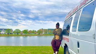 My FIRST Night Camping In My New Van Chicago amp Beautiful Campsite [upl. by Anirat]