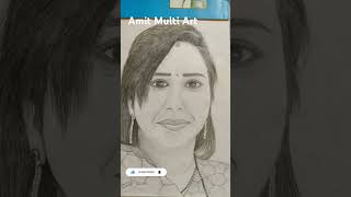 My Wifes Sketch sketching viral babu [upl. by Oliy]