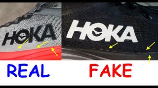 Hoka bondi 8 real vs fake How to tell original Hoka bondi sneakers [upl. by Garnett700]