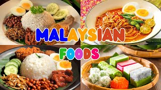 Top 10 MustTry Malaysian Foods [upl. by Asyal]