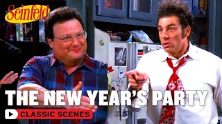 Kramer amp Newman Clash At New Years  The Millennium  Seinfeld [upl. by Ynehteb]