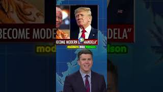 Is Donald Trump channeling Nelson Mandela  Colin Jost amp Michael Che Savage shorts usa [upl. by Yekciv]