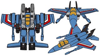 Retro G1 Thundercracker BOOOOMMMMMMMM [upl. by Armillas]