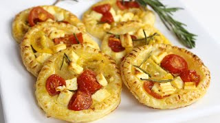 FINGERFOOD  Pizza aus Blätterteig  Mini Pizza  Lecker für jede Gelegenheit [upl. by Iolande785]